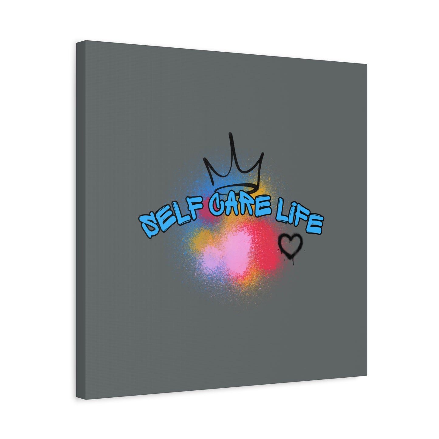 CANVAS - Self Care Life Blue Matte Canvas, Stretched, 1.25"