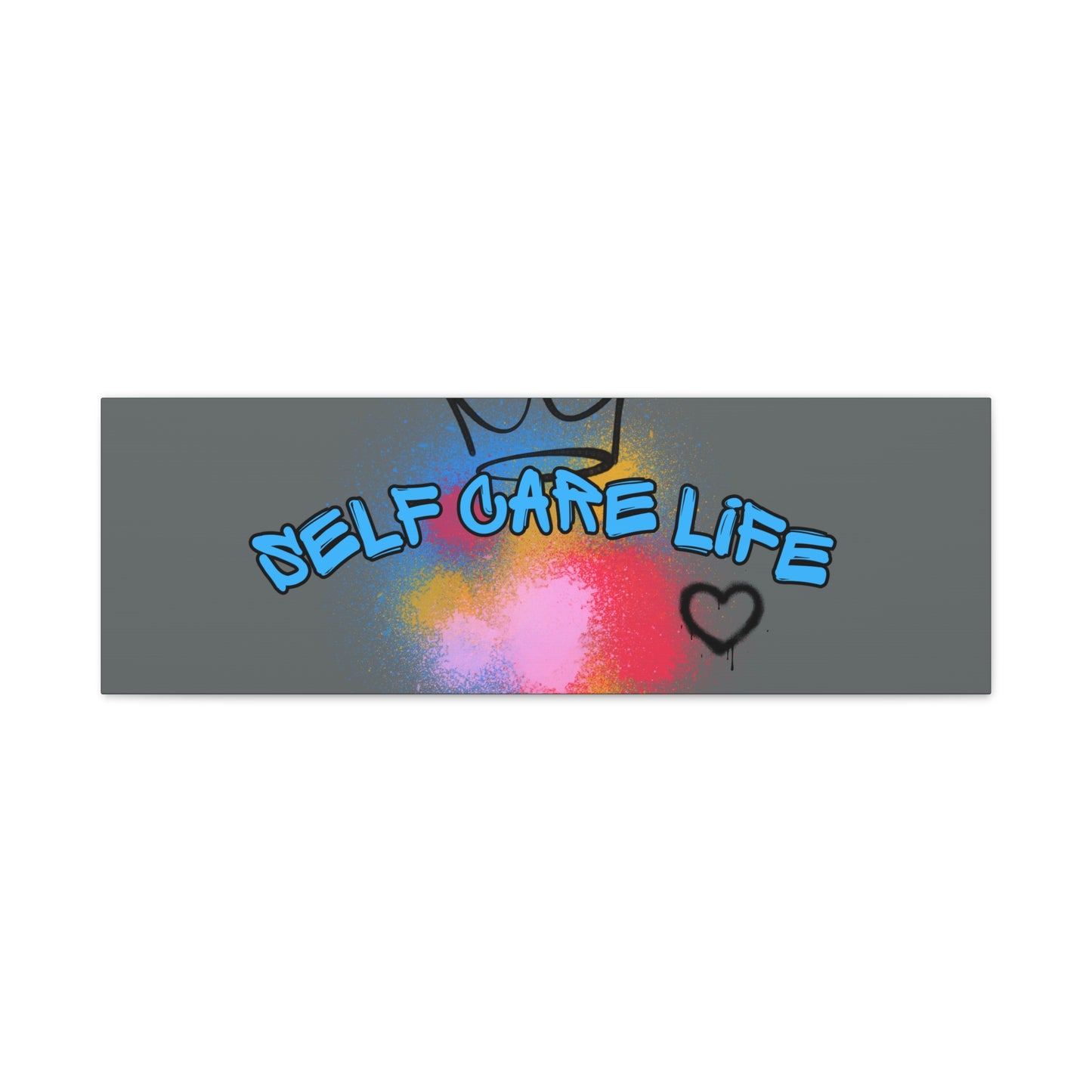 CANVAS - Self Care Life Blue Matte Canvas, Stretched, 1.25"
