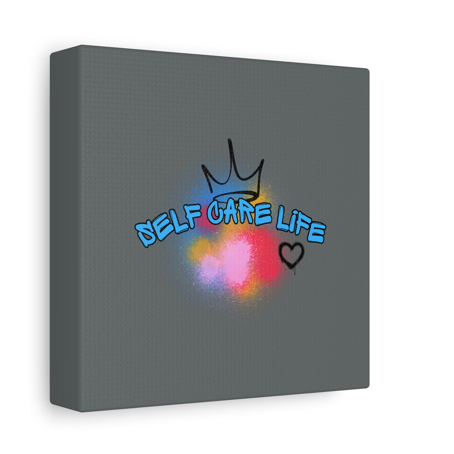 CANVAS - Self Care Life Blue Matte Canvas, Stretched, 1.25"