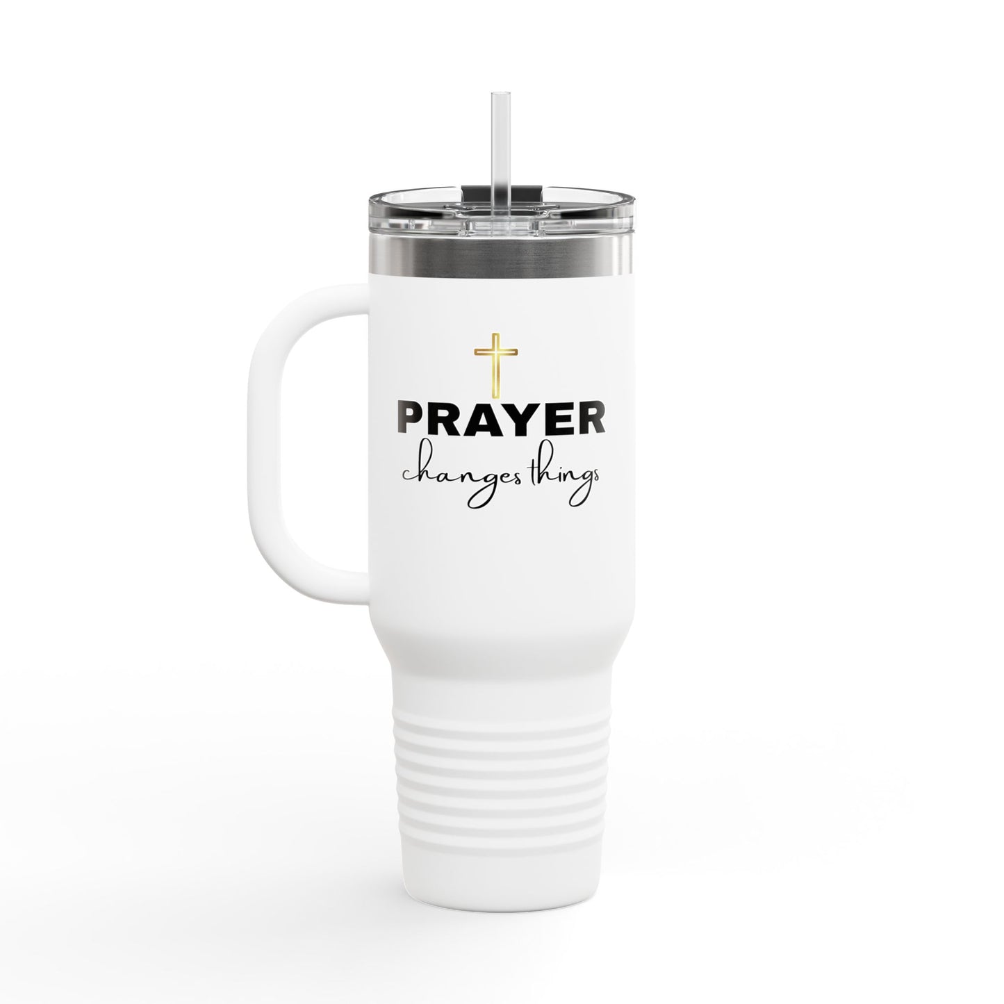 Prayer Changes Things Insulated Travel Mug - 40oz