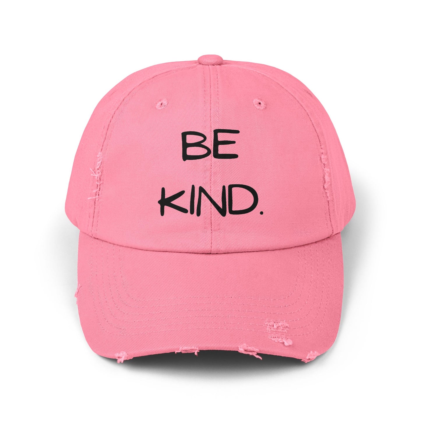 BE KIND. Unisex Distressed Cap