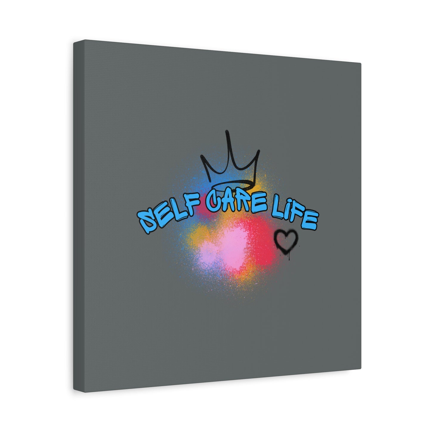 CANVAS - Self Care Life Blue Matte Canvas, Stretched, 1.25"