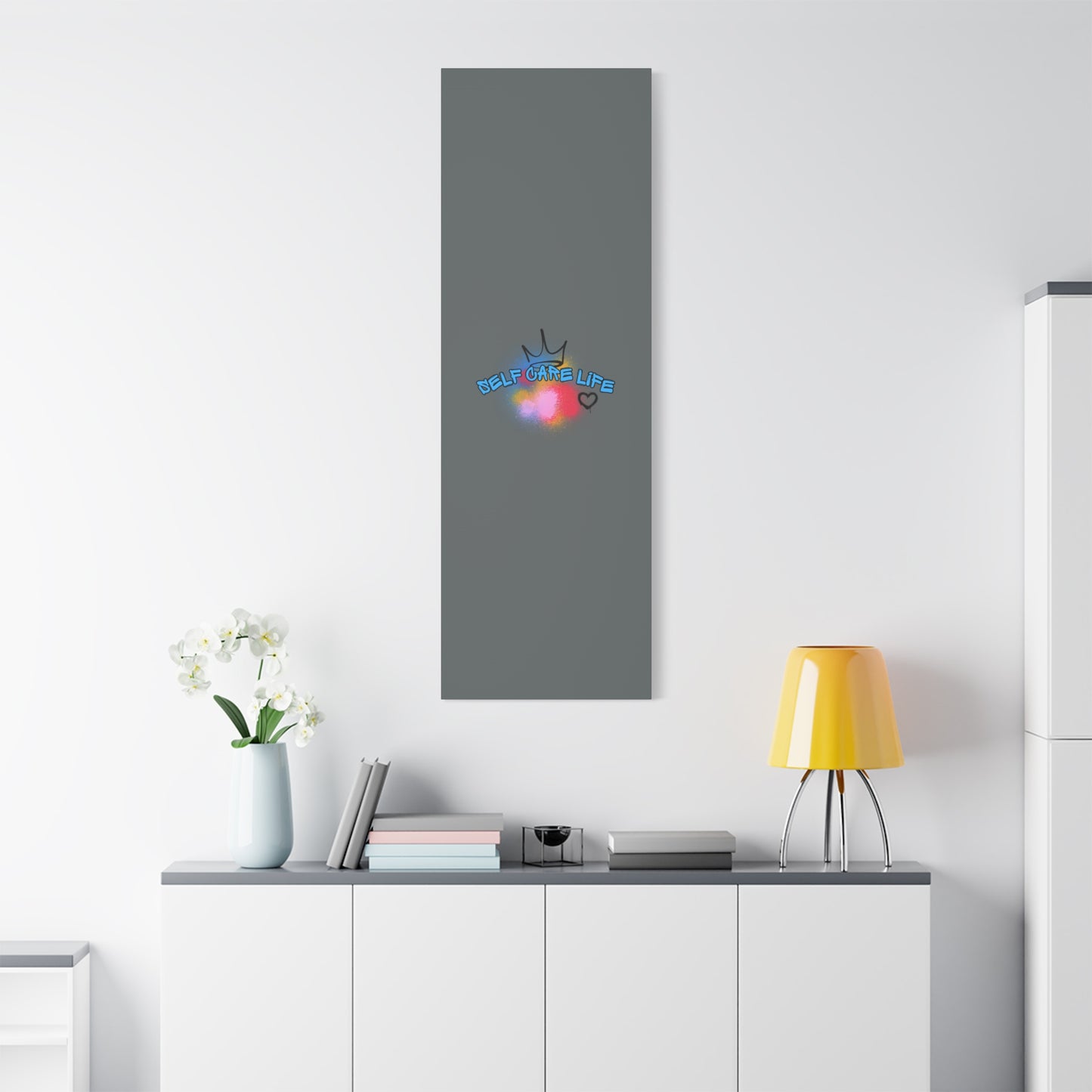 CANVAS - Self Care Life Blue Matte Canvas, Stretched, 1.25"