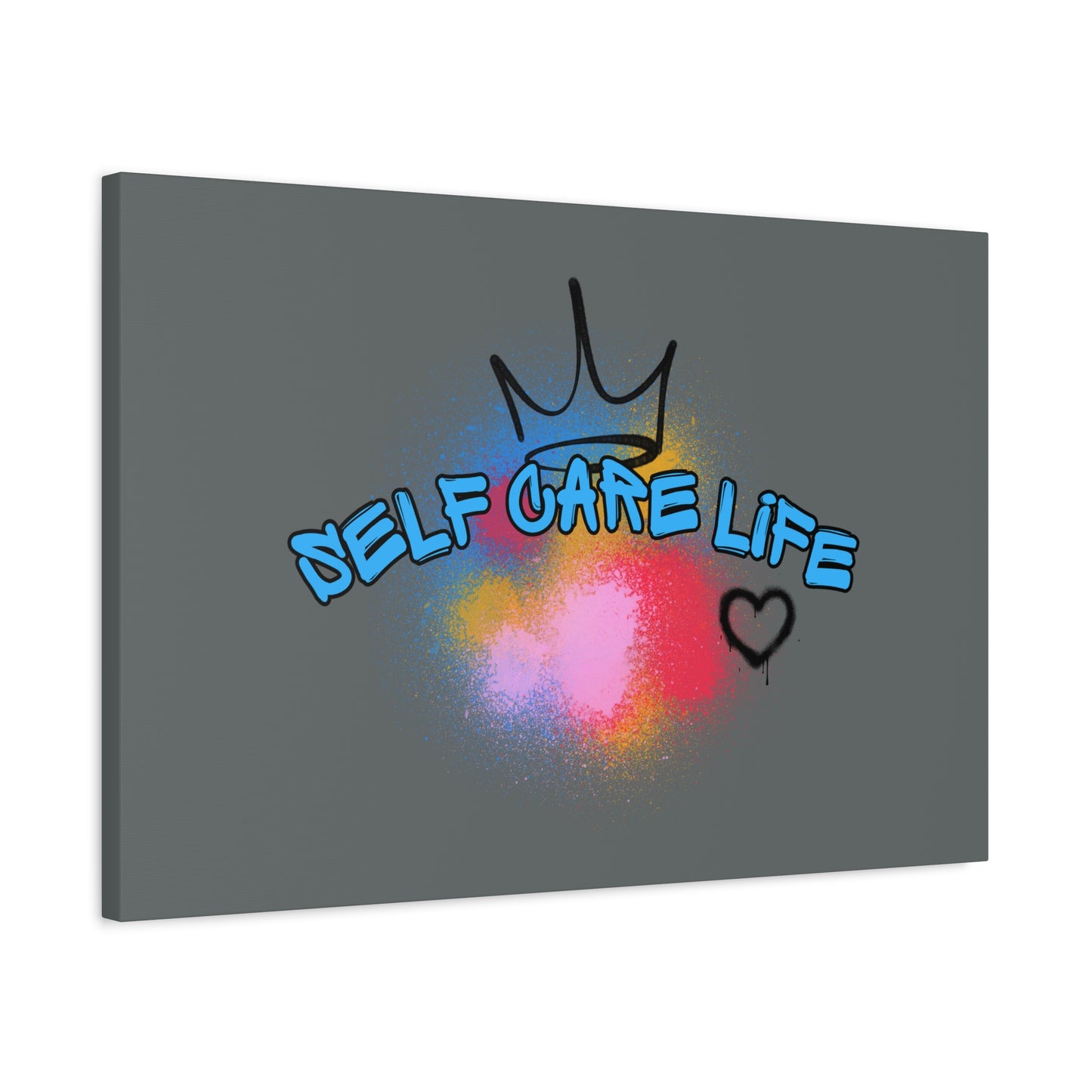 CANVAS - Self Care Life Blue Matte Canvas, Stretched, 1.25"