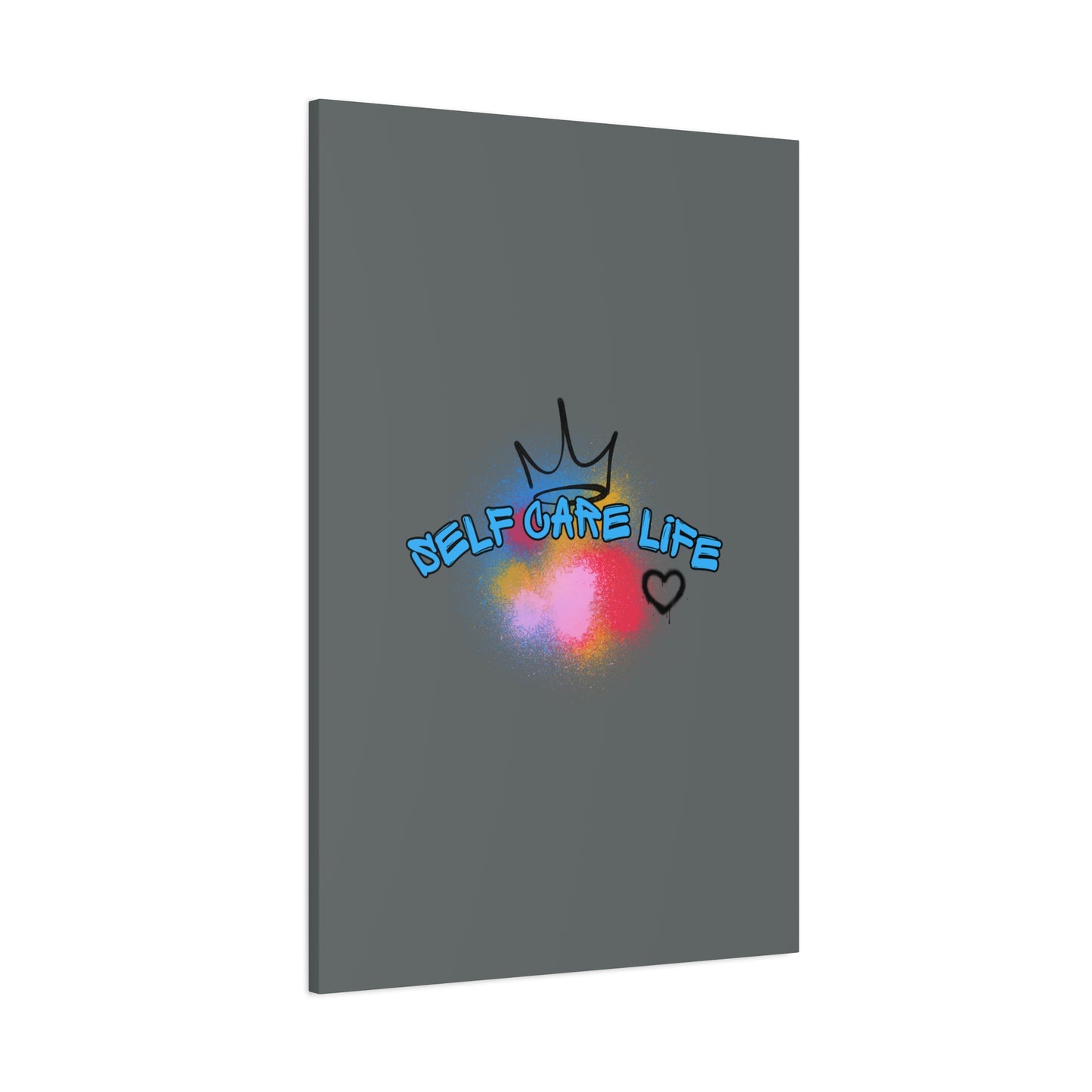 CANVAS - Self Care Life Blue Matte Canvas, Stretched, 1.25"