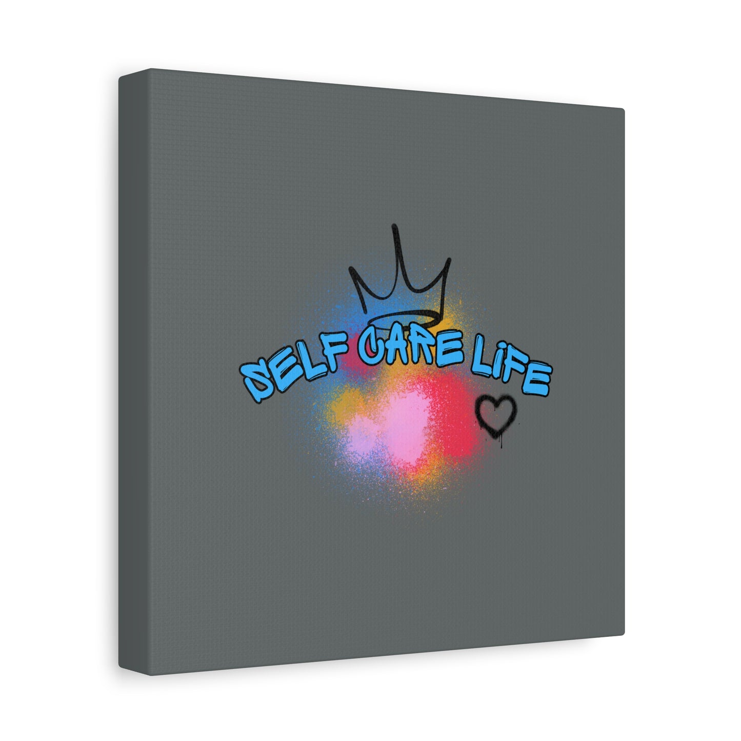 CANVAS - Self Care Life Blue Matte Canvas, Stretched, 1.25"