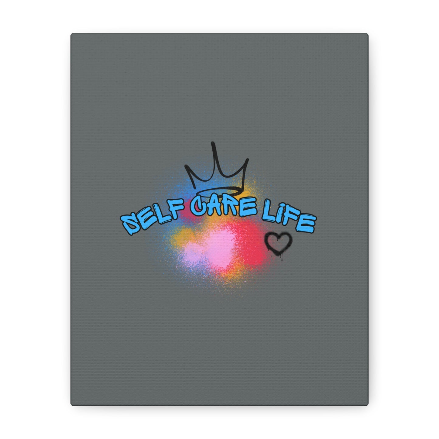 CANVAS - Self Care Life Blue Matte Canvas, Stretched, 1.25"
