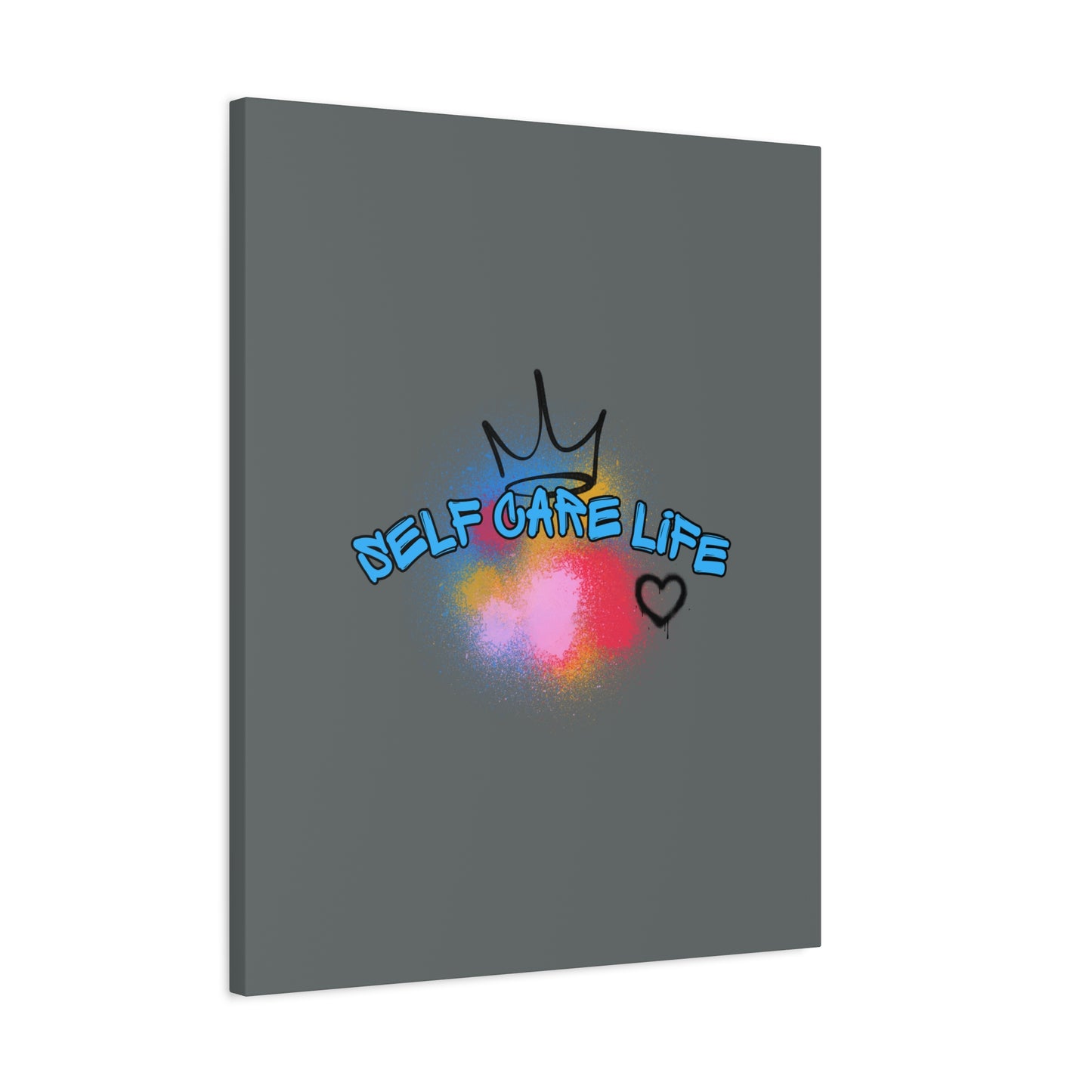 CANVAS - Self Care Life Blue Matte Canvas, Stretched, 1.25"