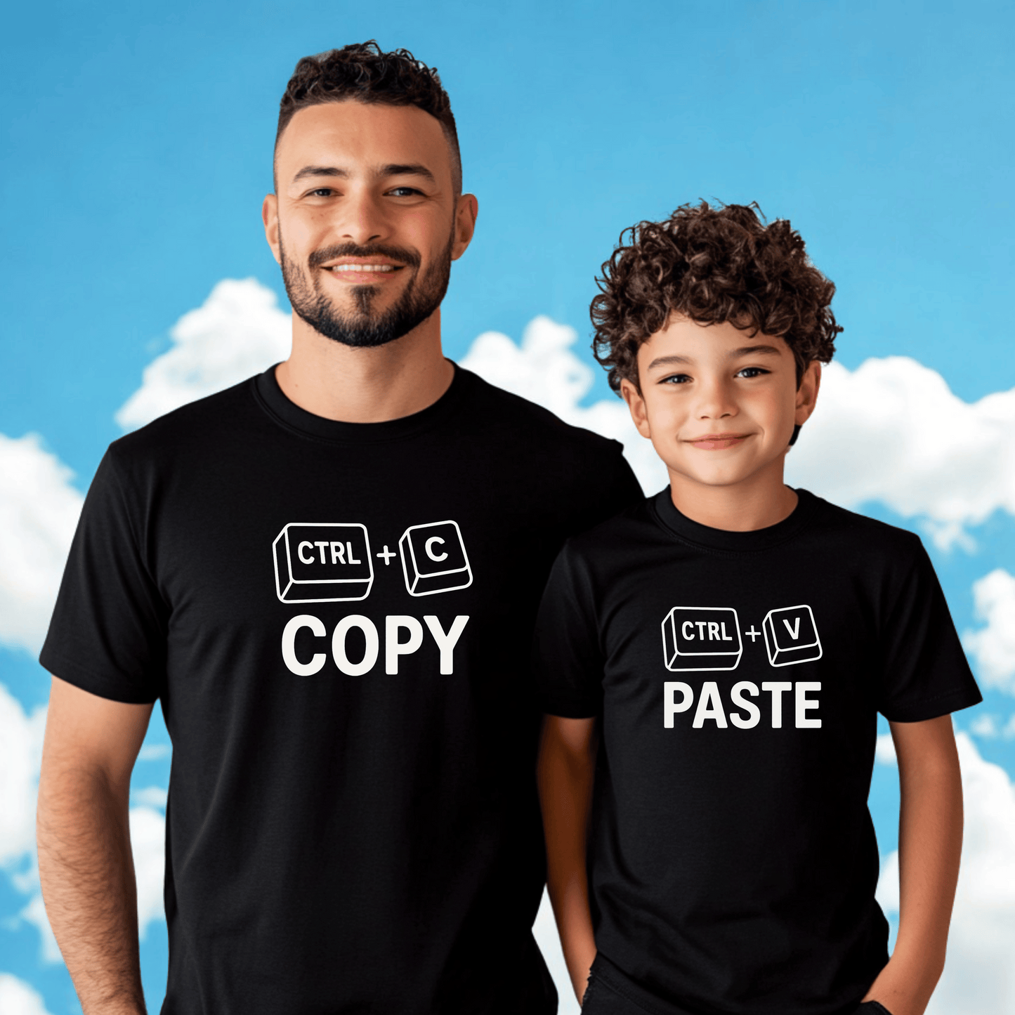 Ctrl + V Paste Youth Cotton T-Shirt