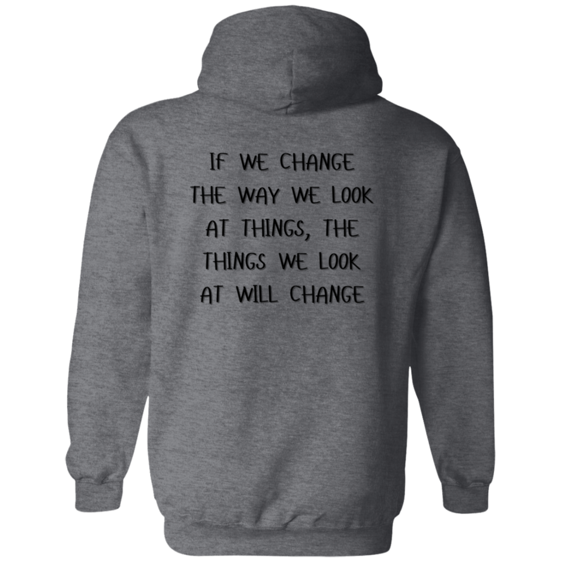 Mindset Is Everything Zip Up Hooded Unisex Sweatshirt
