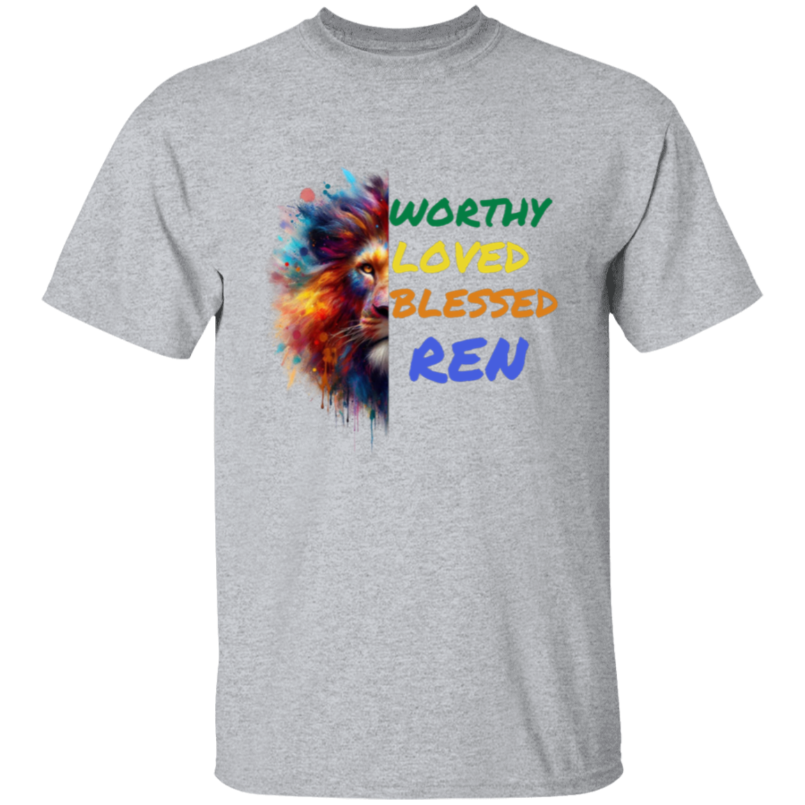 Worthy Loved Blessed Name Unisex T-Shirt