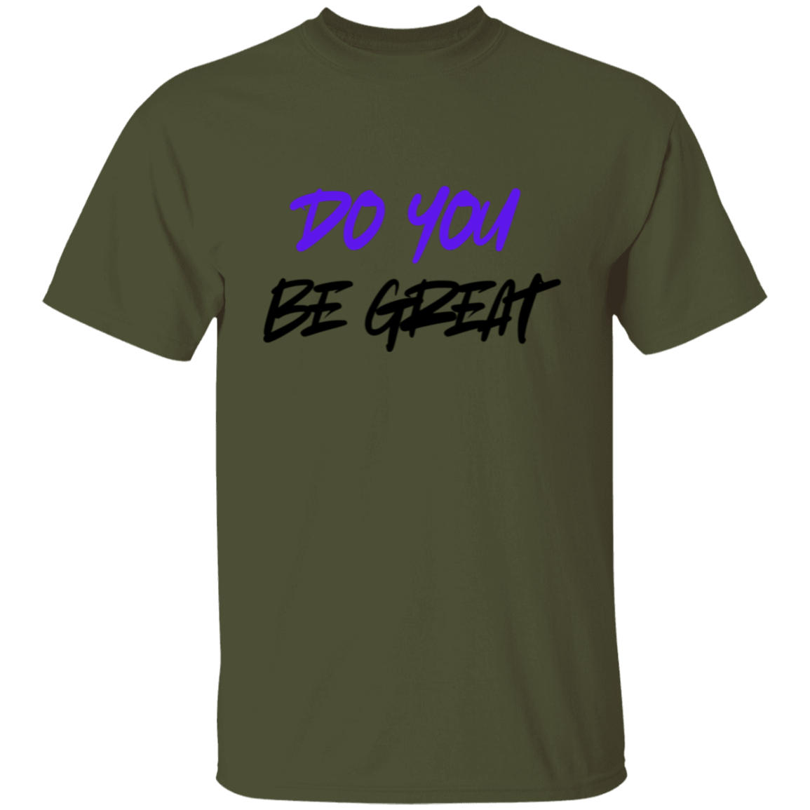 DO YOU BE GREAT blk and blue Unisex T-Shirt