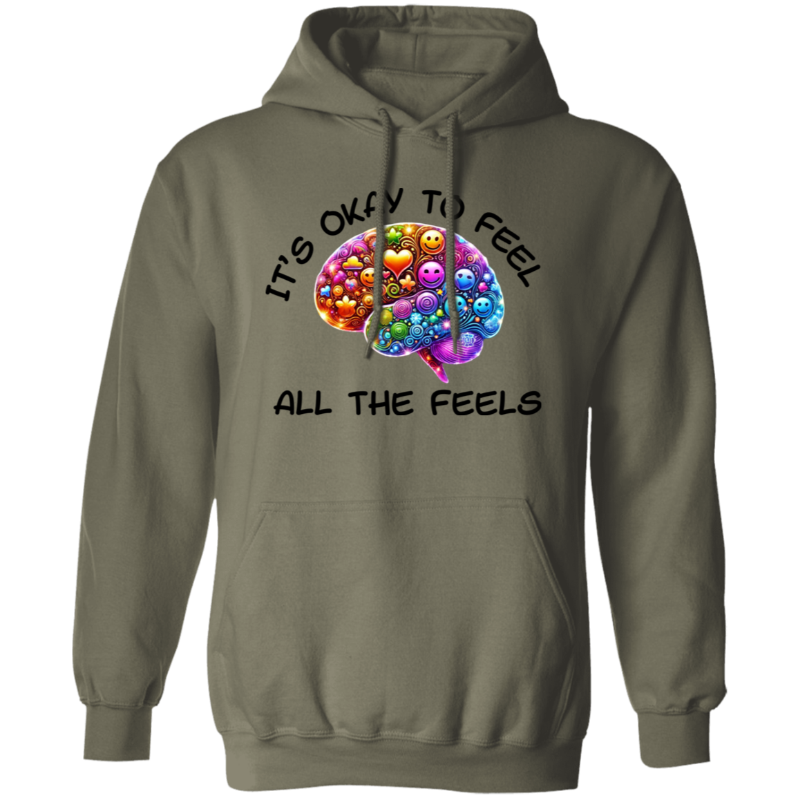 It's Okay To Feel All The Feels 3 Pullover Unisex Hoodie