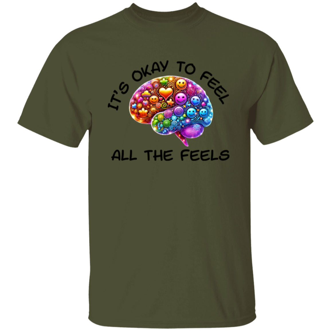 It's Okay To Feel All The Feels 3 Unisex T-Shirt