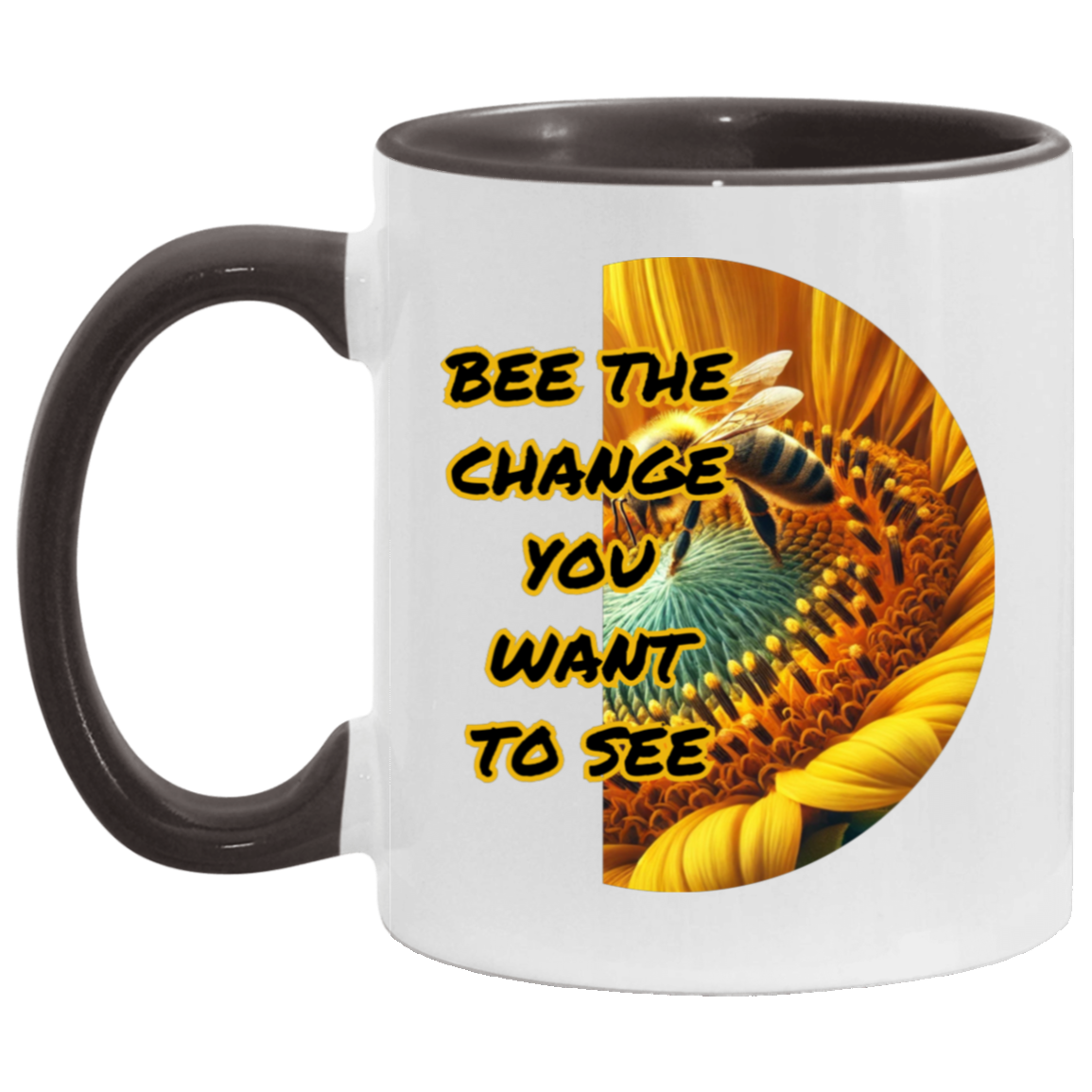 MUG - Bee The Change You Want To See 11oz Accent Mug