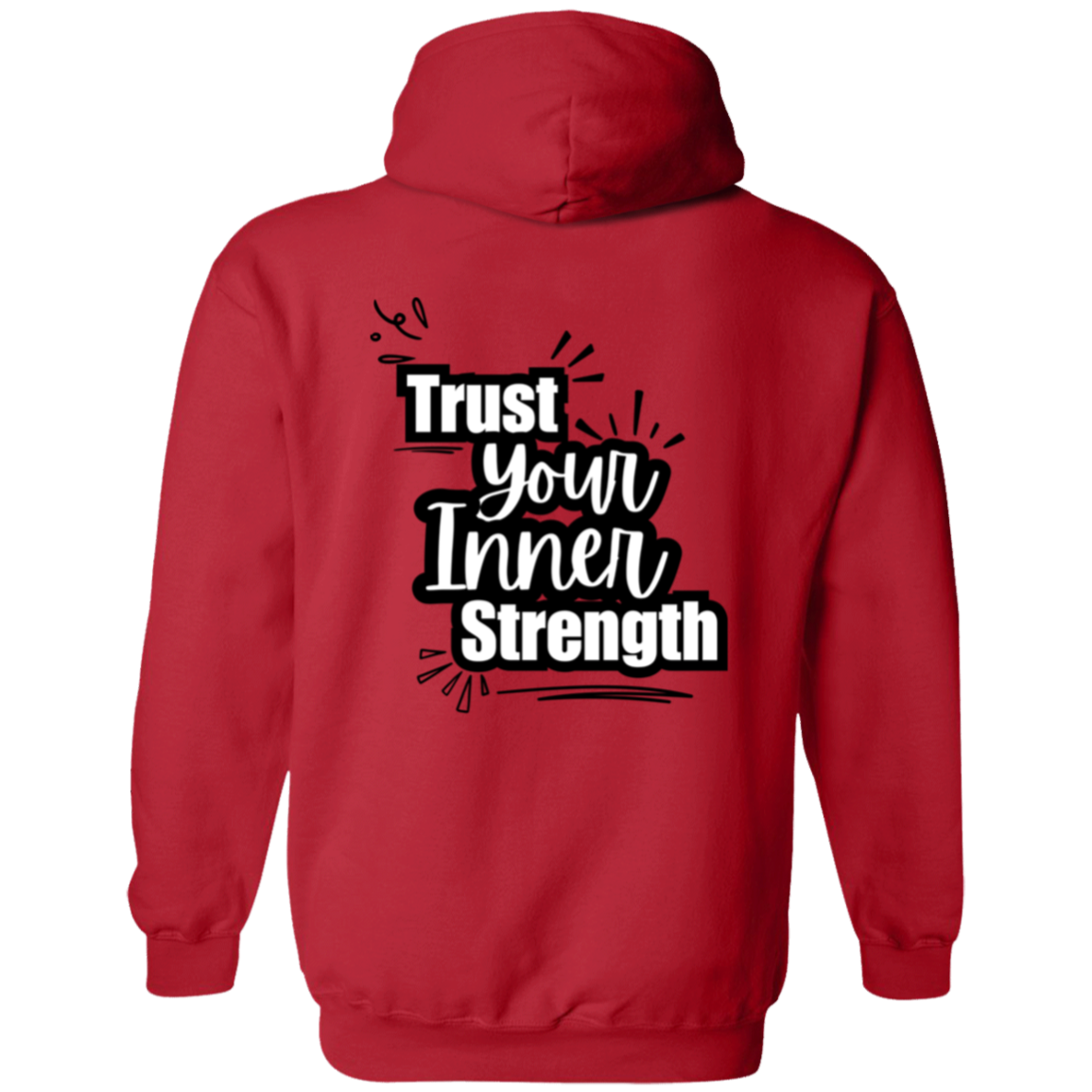 Trust Your Inner Strength Zip Up Hooded Unisex Sweatshirt