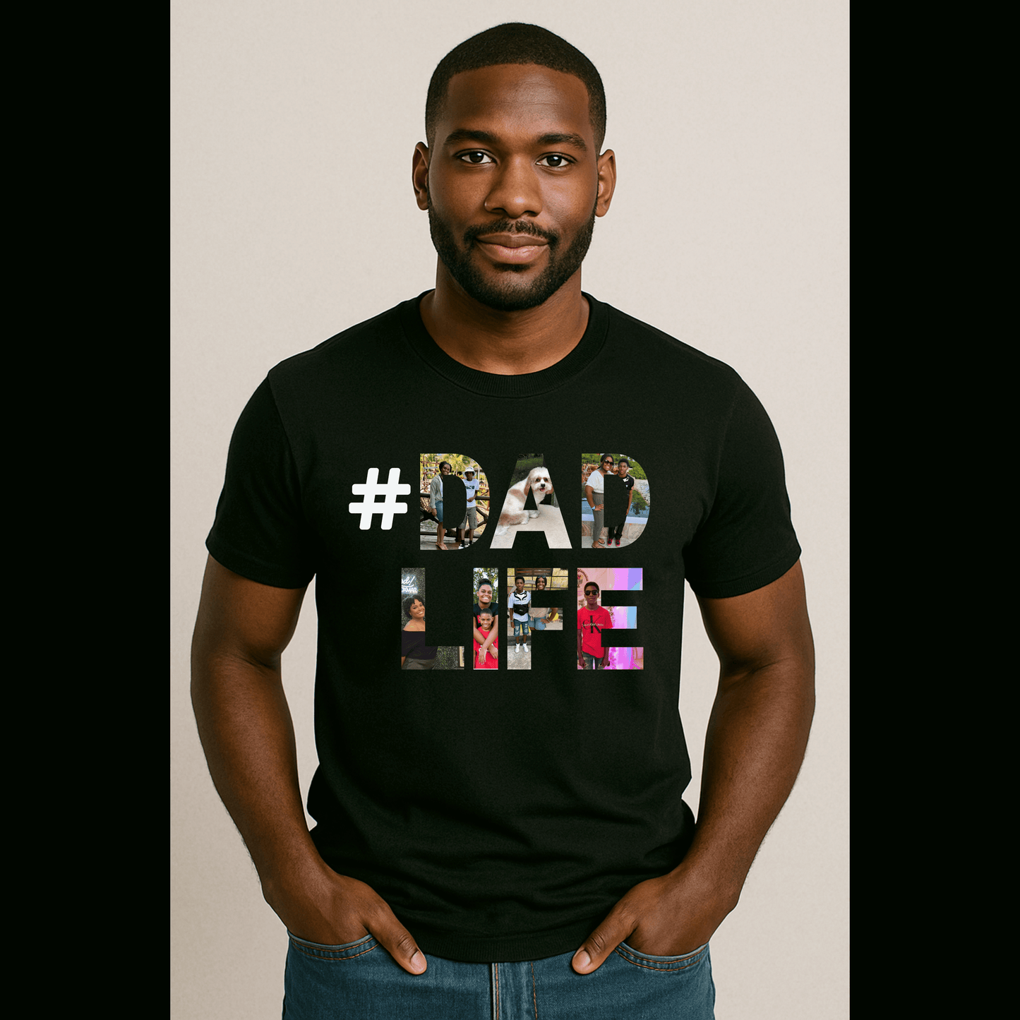 #Dad Life Father's Day Bella + Canvas Unisex T-Shirt