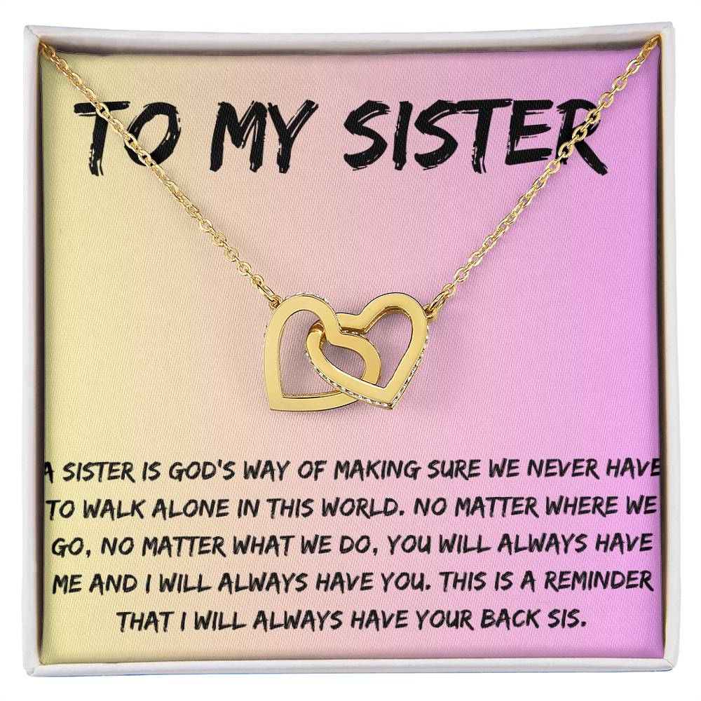 TO MY SISTER Necklace