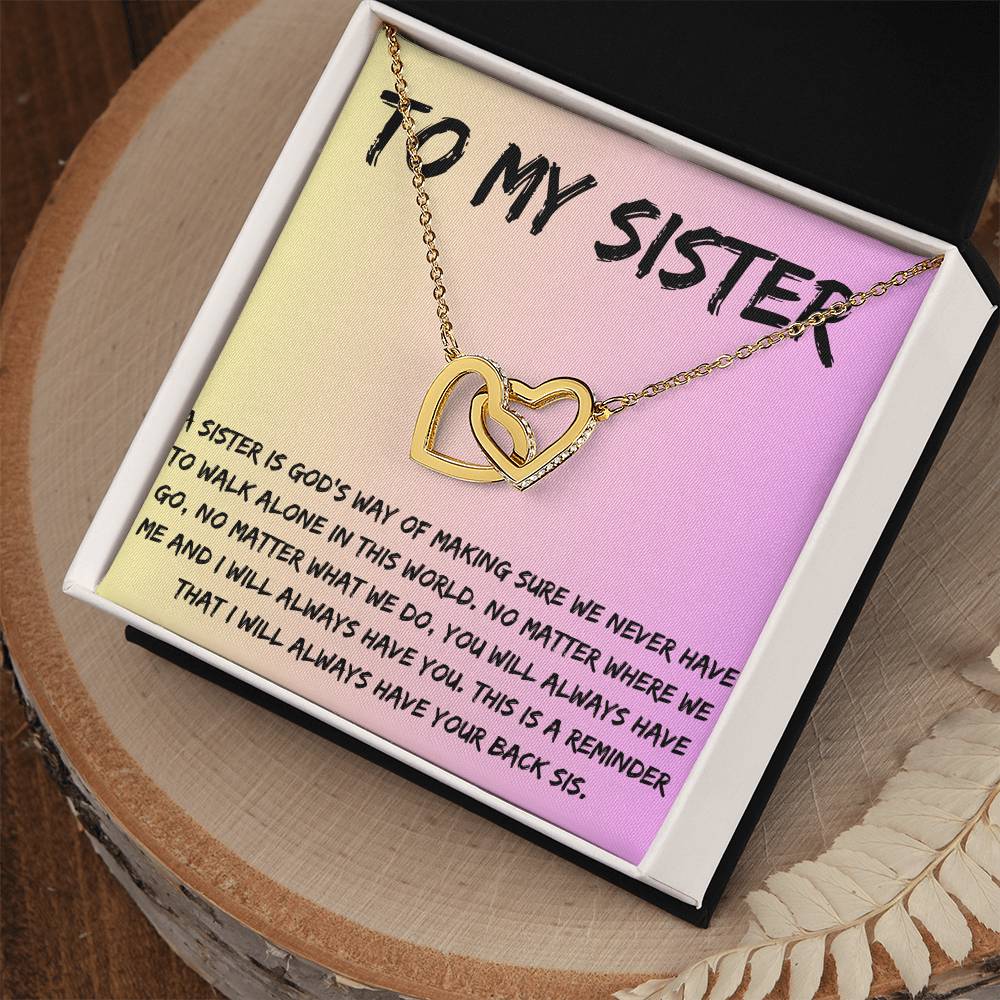 TO MY SISTER Necklace