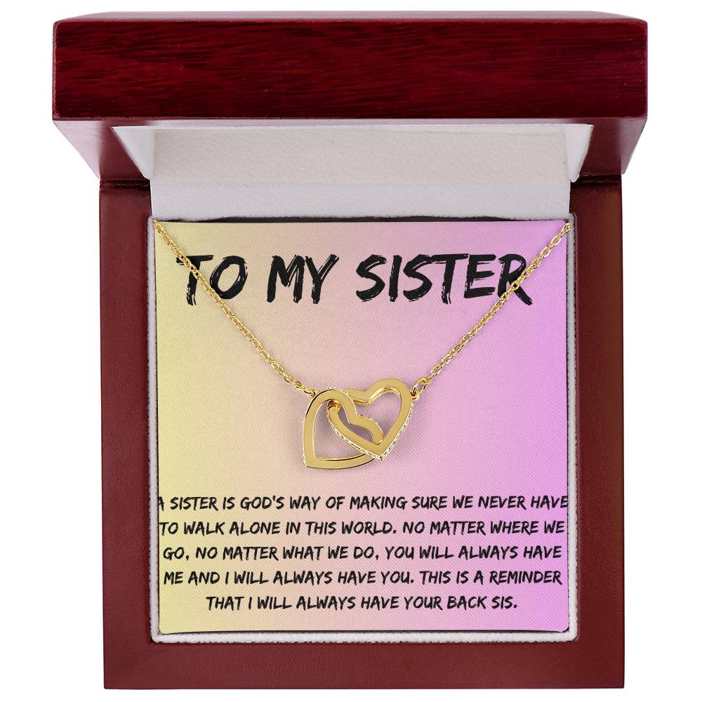 TO MY SISTER Necklace