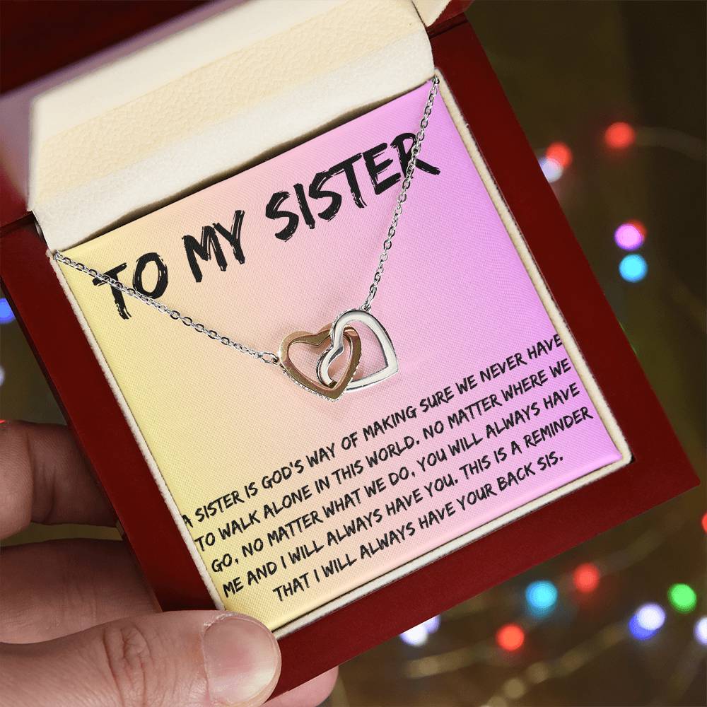 TO MY SISTER Necklace