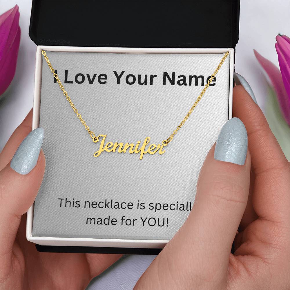 I Love Your Name Necklace