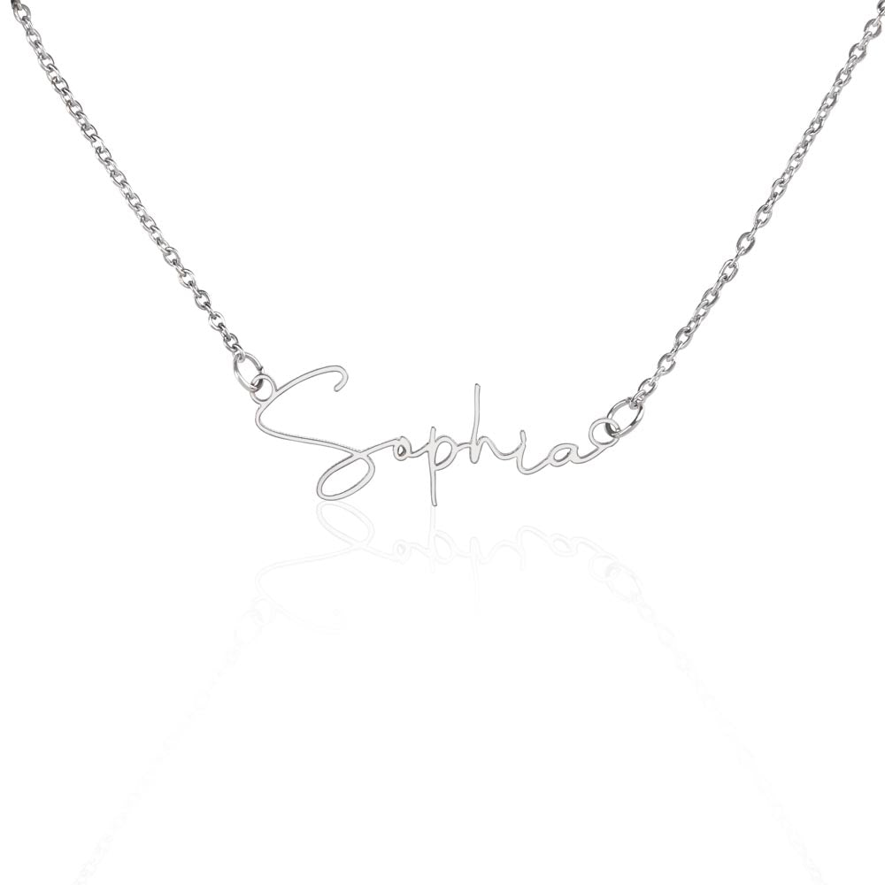 To My Dearest... Custom Name Necklace
