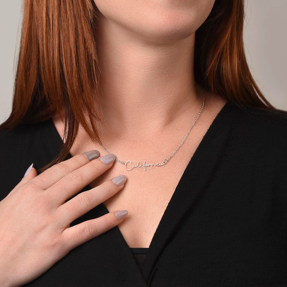 To My Dearest... Custom Name Necklace