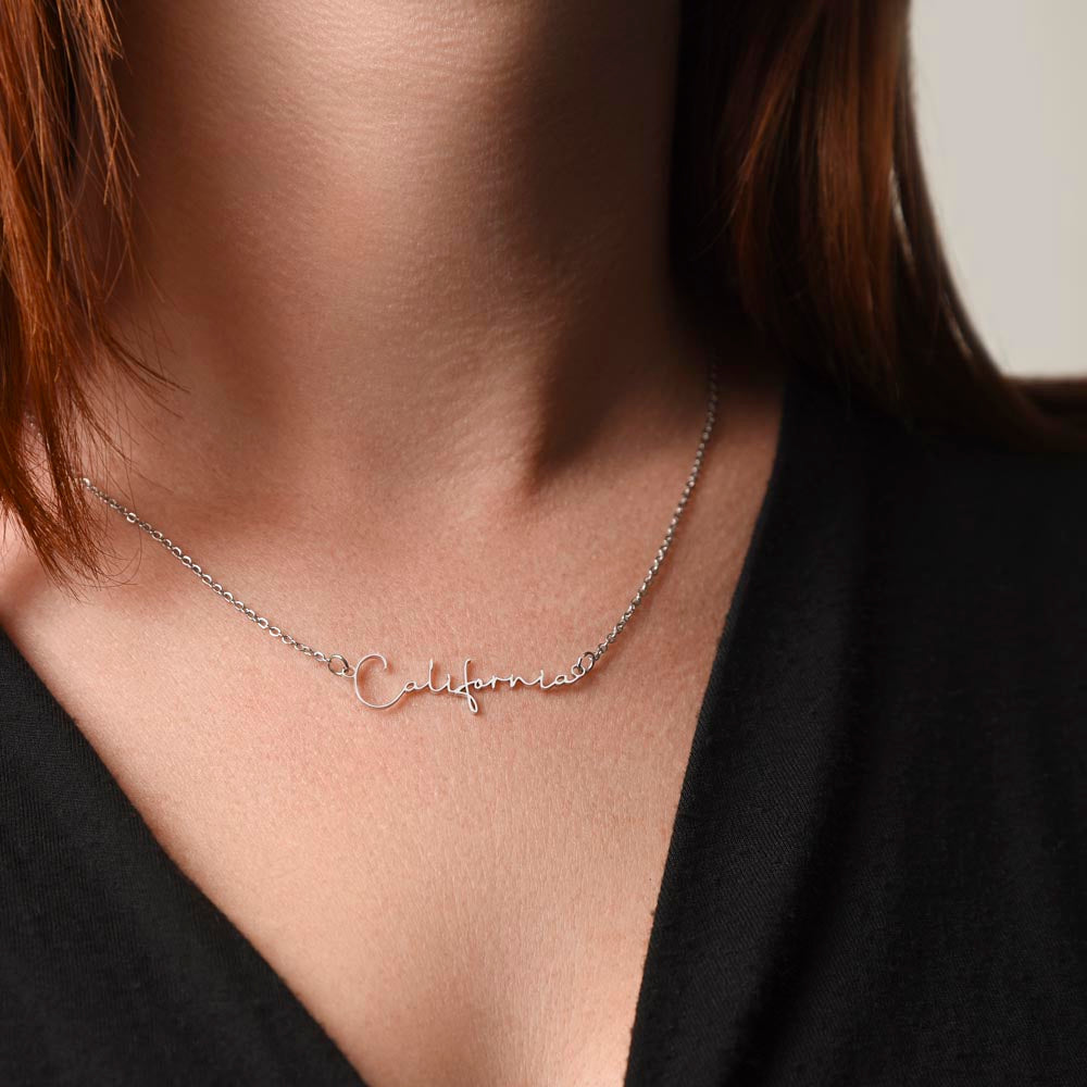 To My Dearest... Custom Name Necklace