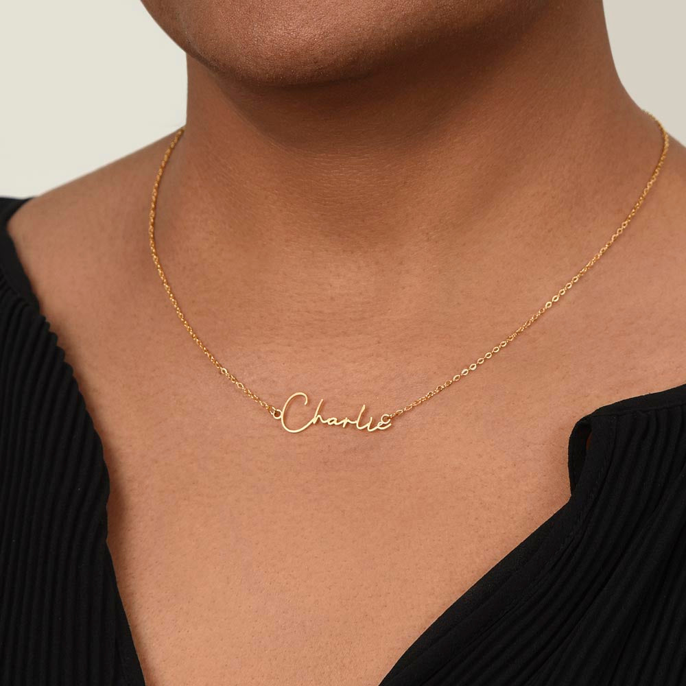 To My Dearest... Custom Name Necklace