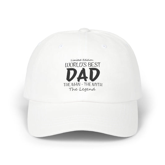World's Best Dad Cap - Perfect Gift for Father's Day, Casual Wear, Family Gatherings, Birthday Celebrations, Classic Dad Hat