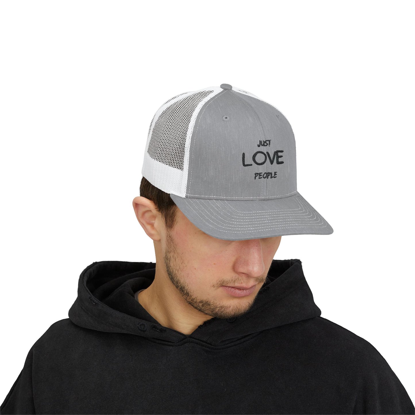 Just LOVE People Snapback Trucker Cap