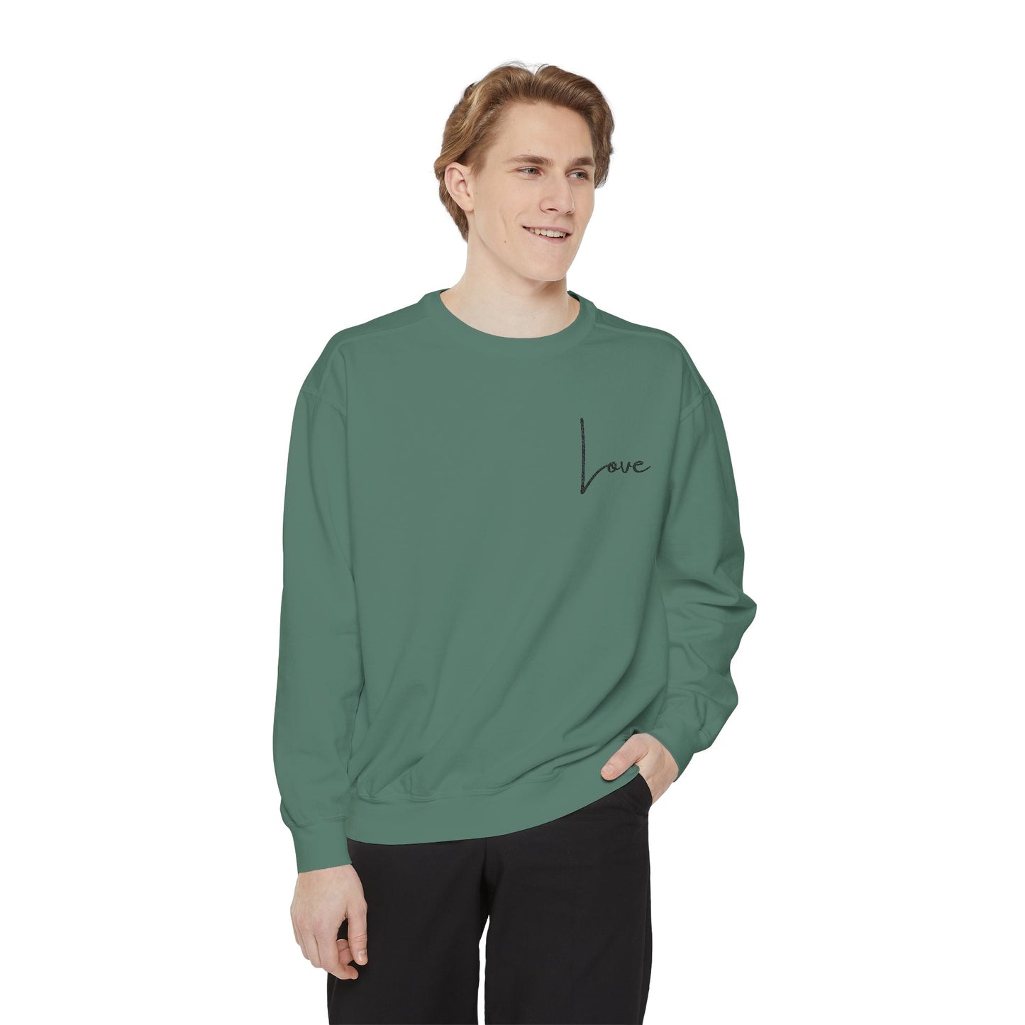 Love Garment-Dyed Sweatshirt