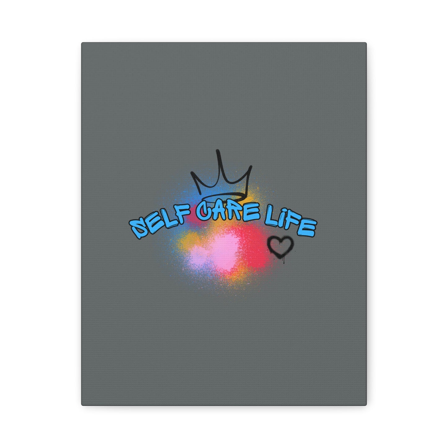 CANVAS - Self Care Life Blue Matte Canvas, Stretched, 1.25"