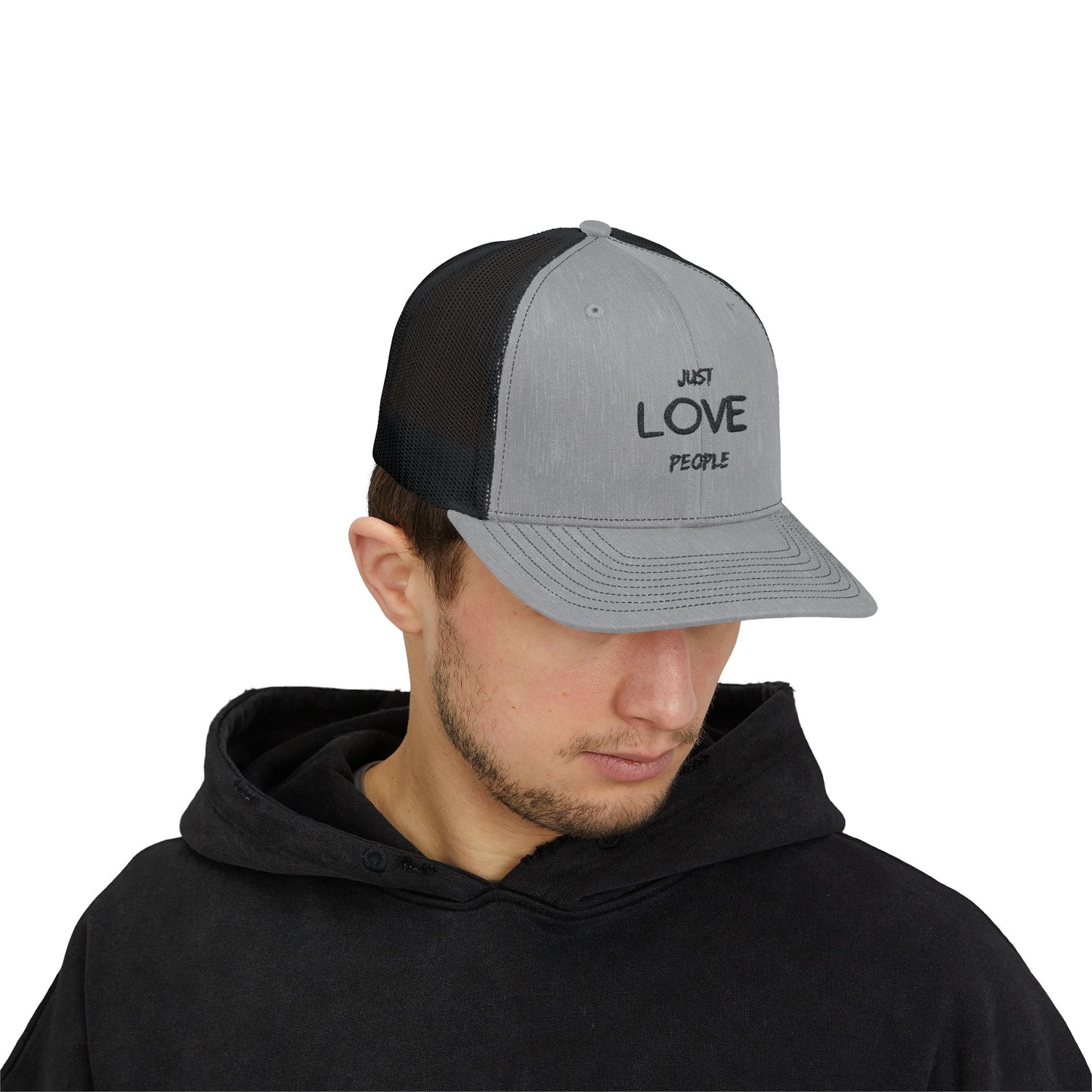 Just LOVE People Snapback Trucker Cap