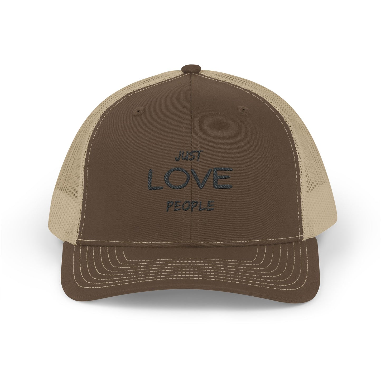 Just LOVE People Snapback Trucker Cap