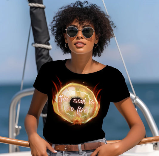 Drip This Soul Is So Fire Premium Unisex T-Shirt – Luxury Motivational Streetwear Graphic Tee