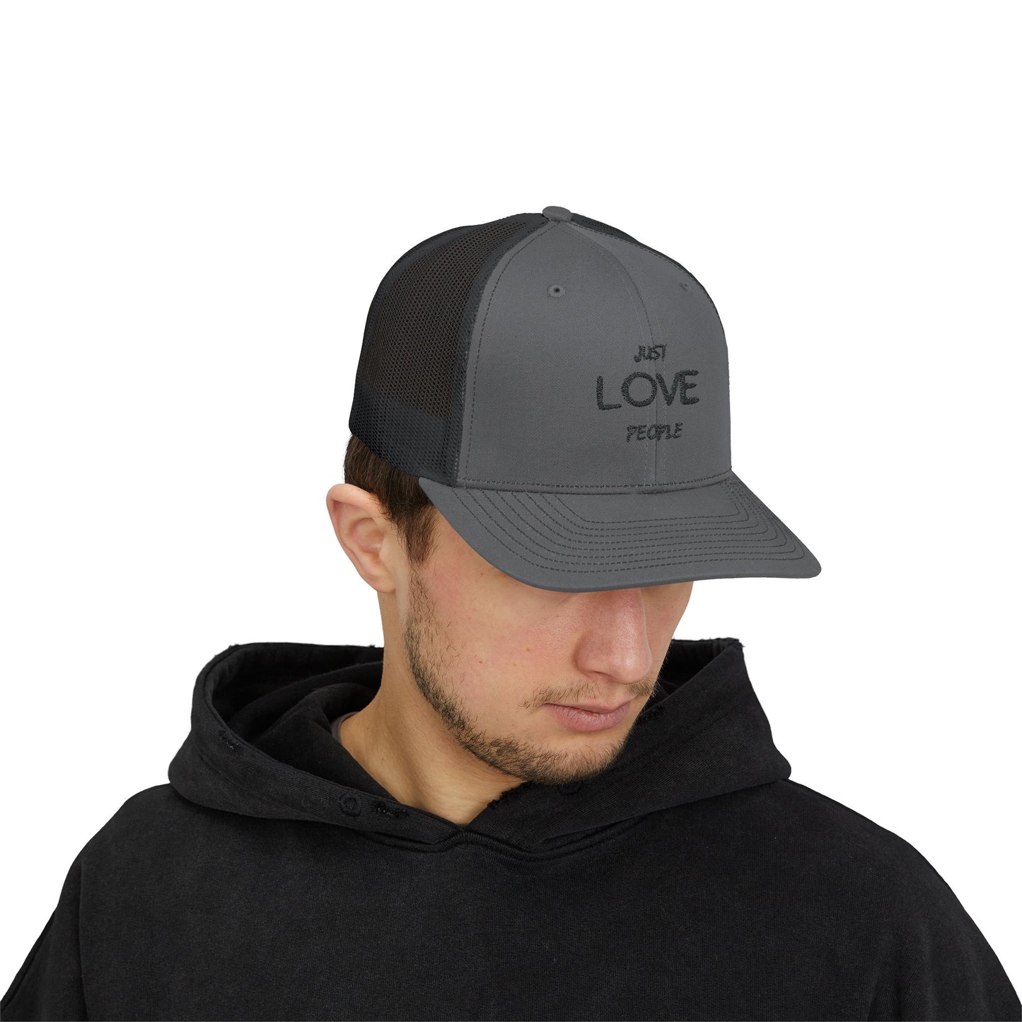 Just LOVE People Snapback Trucker Cap