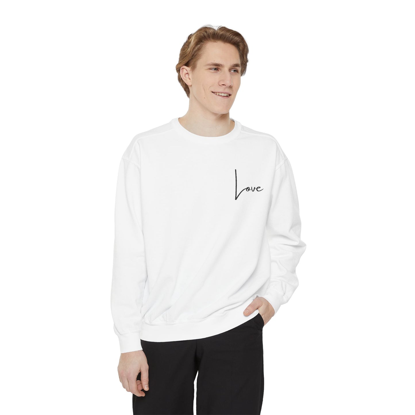 Love Garment-Dyed Sweatshirt