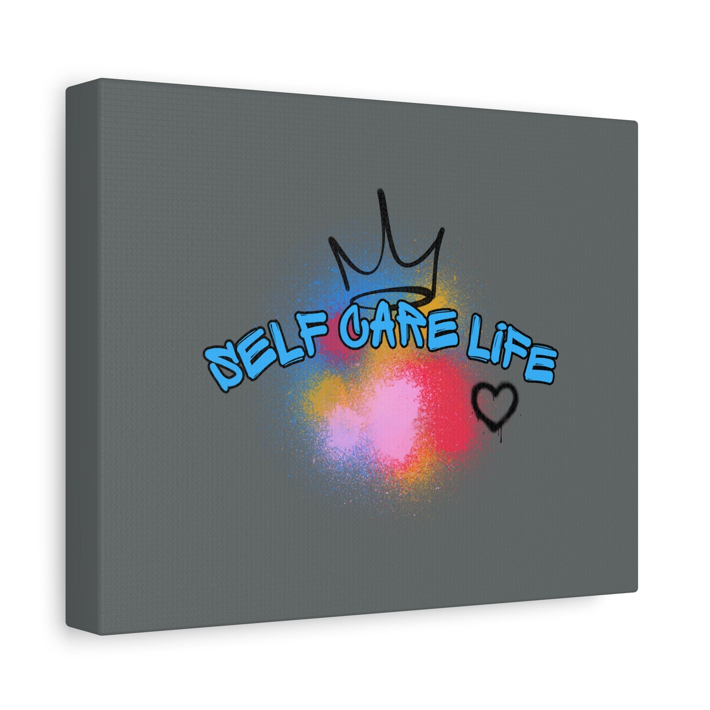 CANVAS - Self Care Life Blue Matte Canvas, Stretched, 1.25"