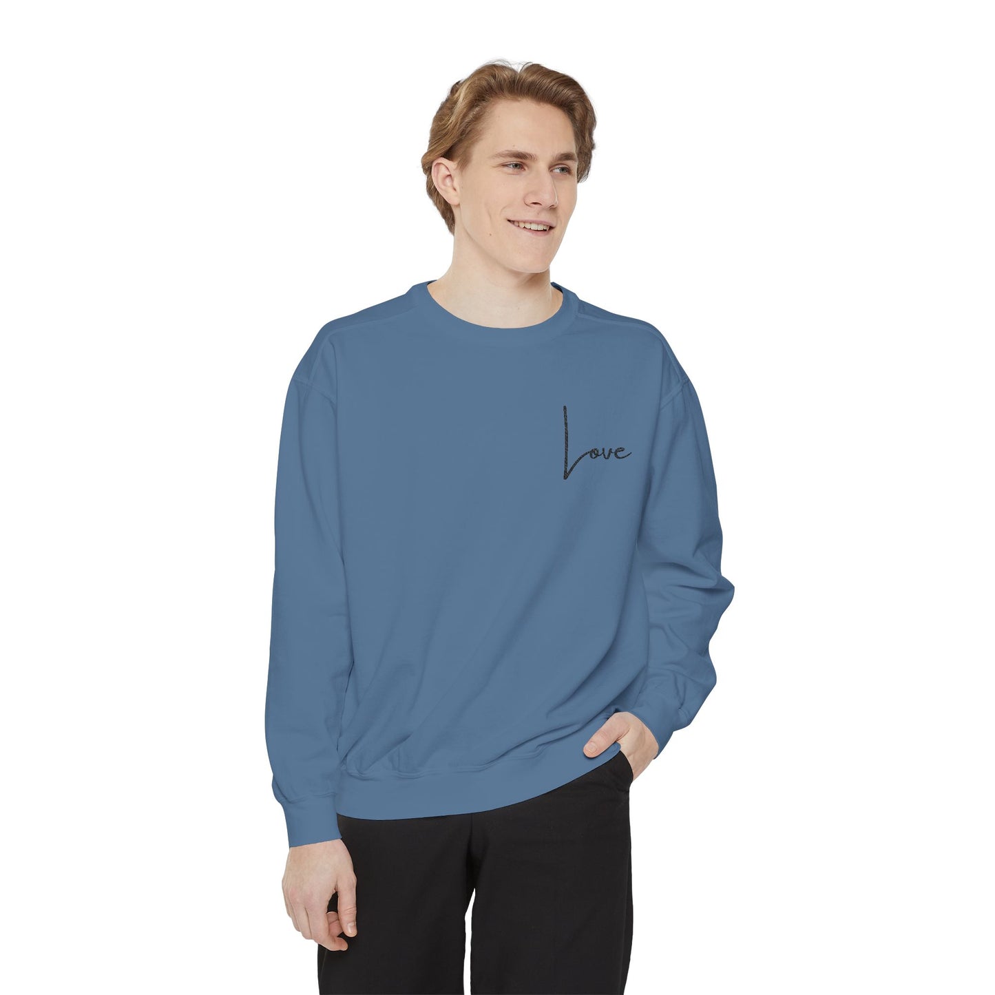 Love Garment-Dyed Sweatshirt