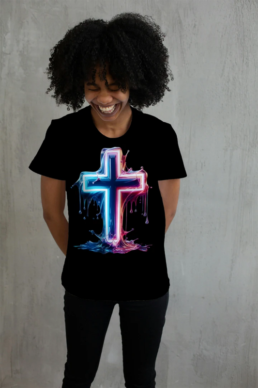 Drip Cross RB Premium Unisex T-Shirt – Elite Luxury Christian Streetwear Tee