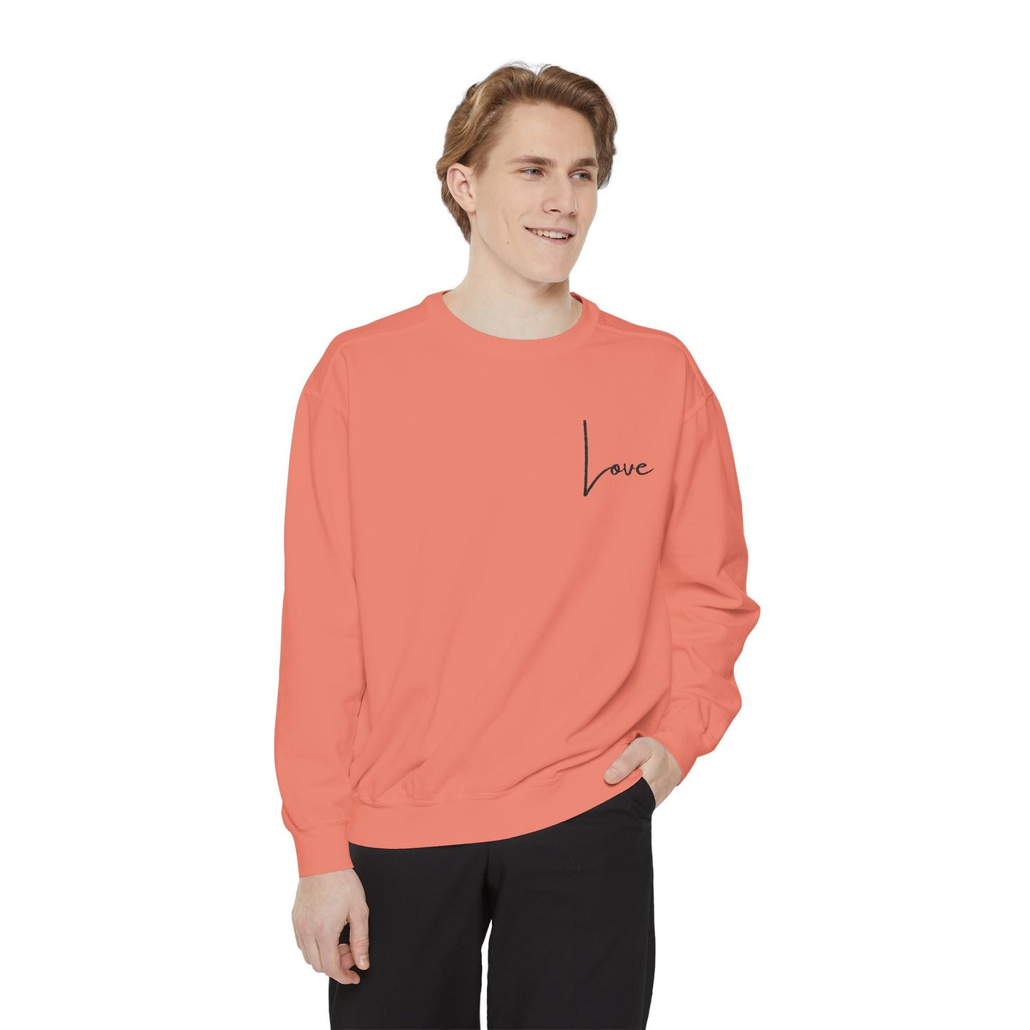 Love Garment-Dyed Sweatshirt
