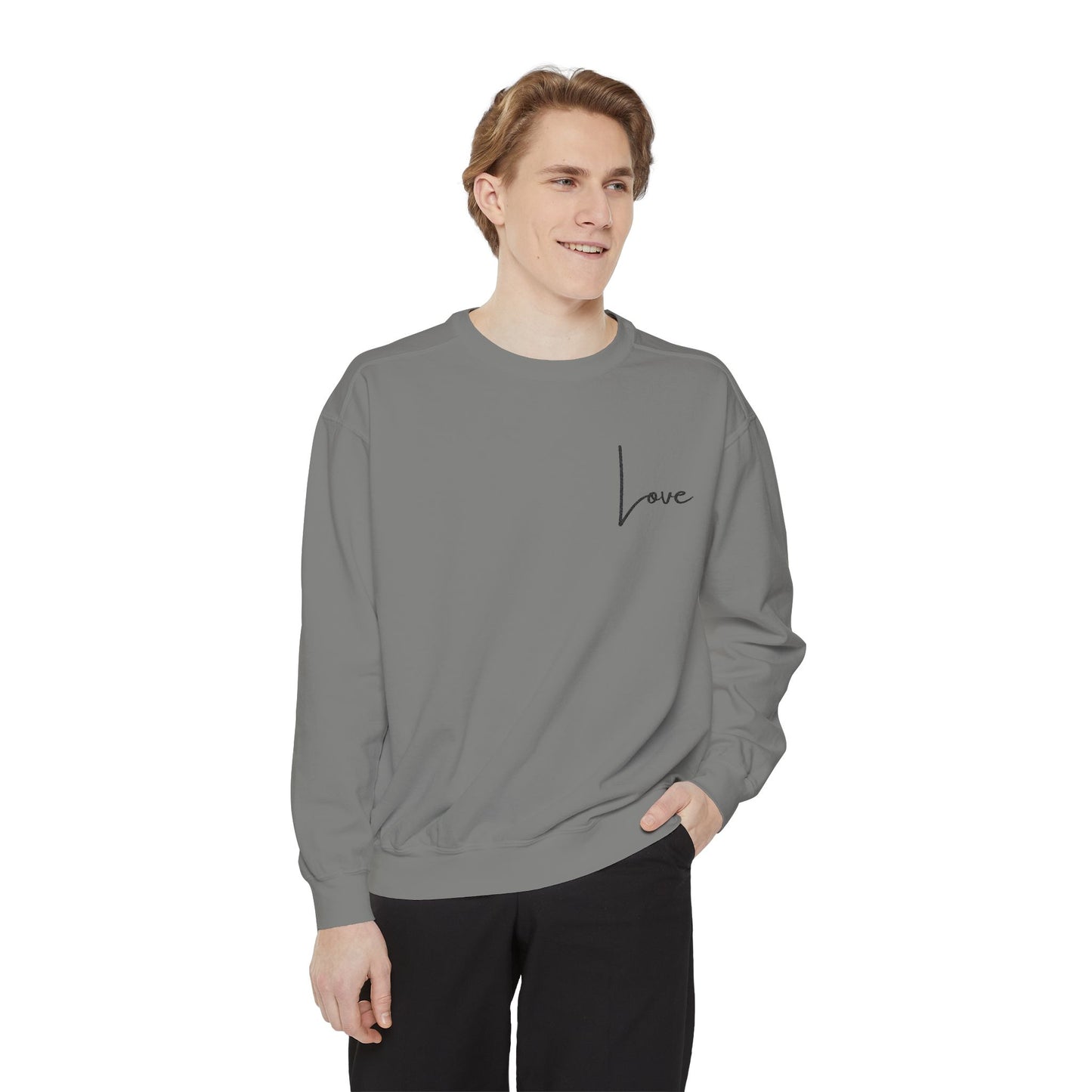 Love Garment-Dyed Sweatshirt