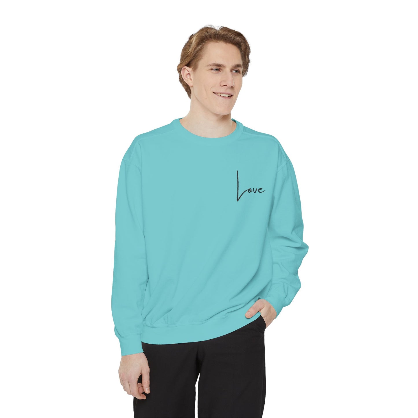 Love Garment-Dyed Sweatshirt
