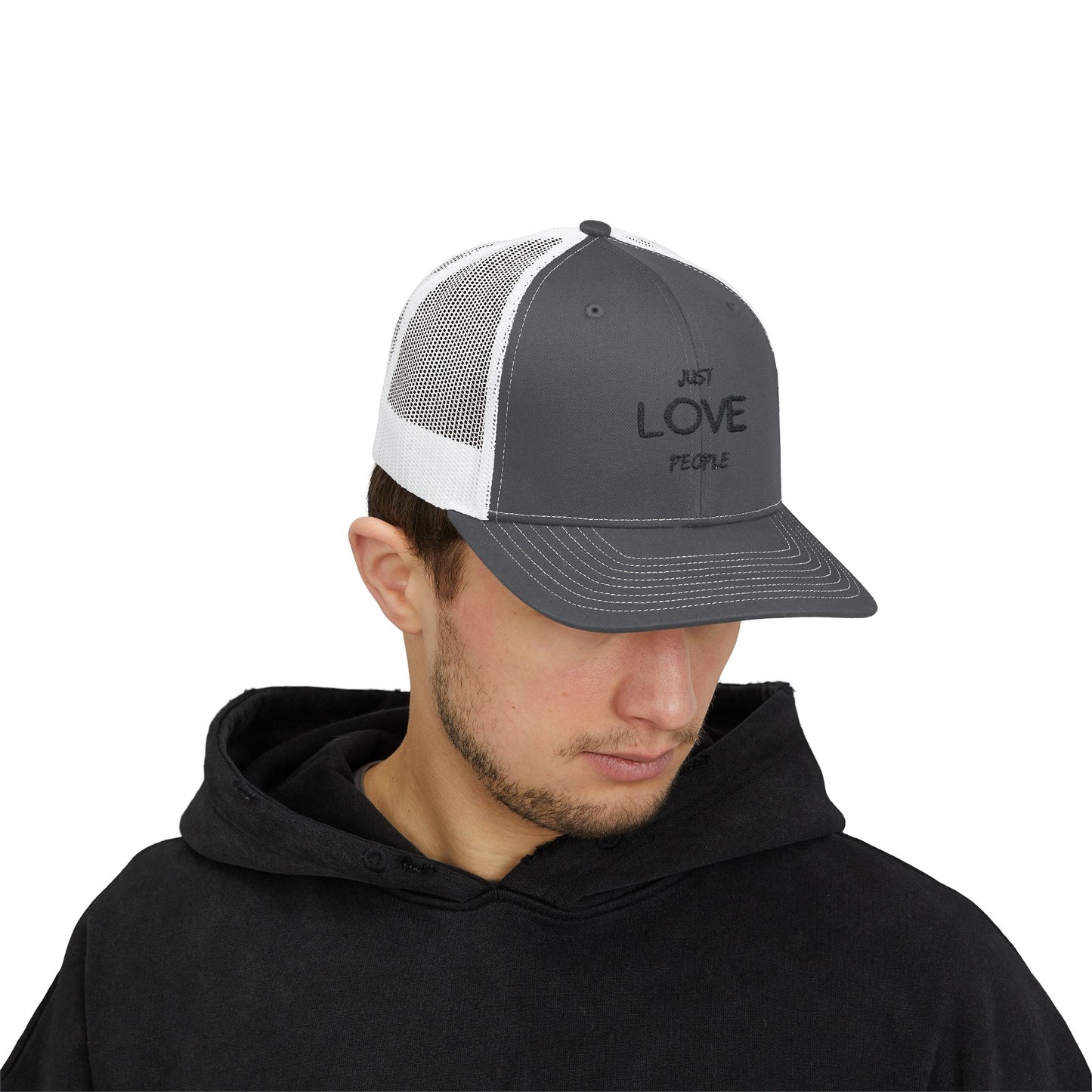 Just LOVE People Snapback Trucker Cap