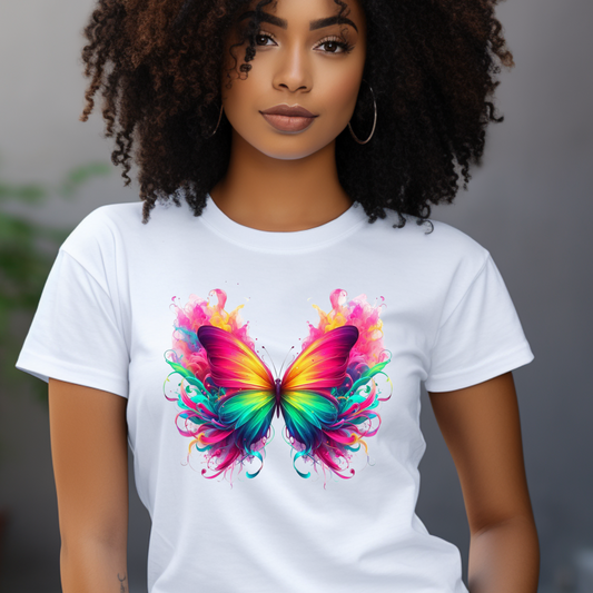 Fierce Colorful Butterfly T-Shirt