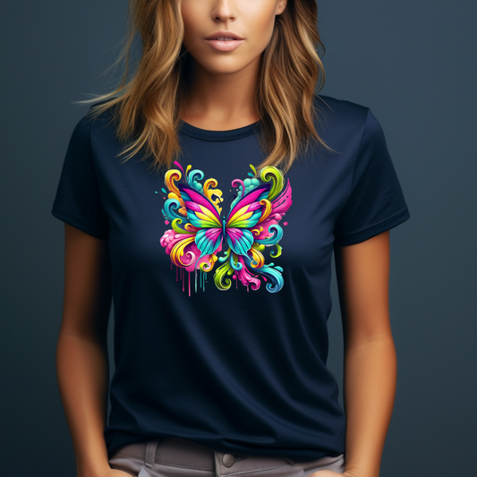 Colorful Butterfly T-Shirt