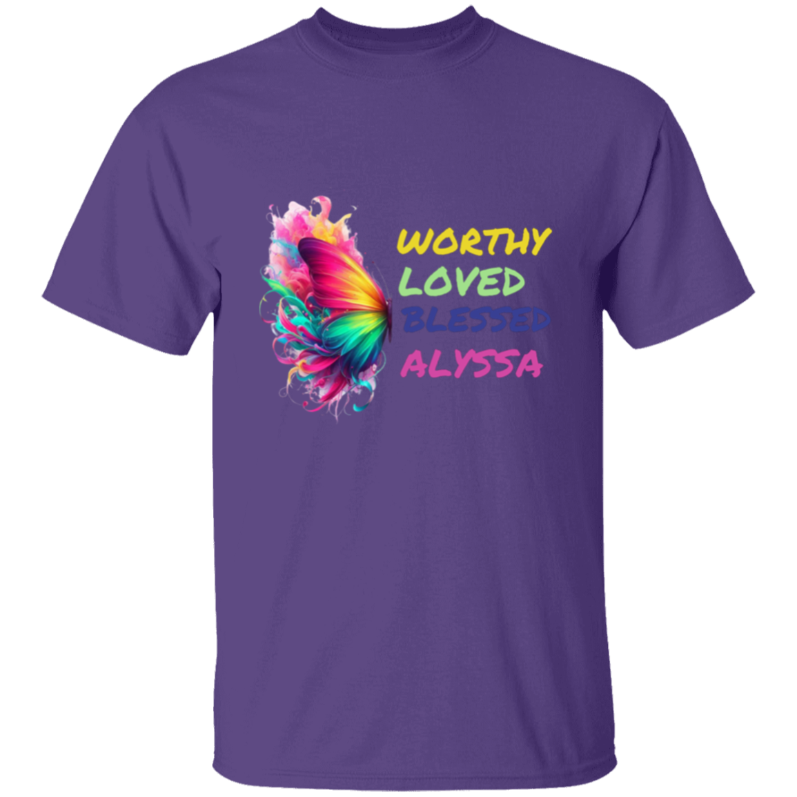 Worthy Loved Blessed Alyssa T-Shirt