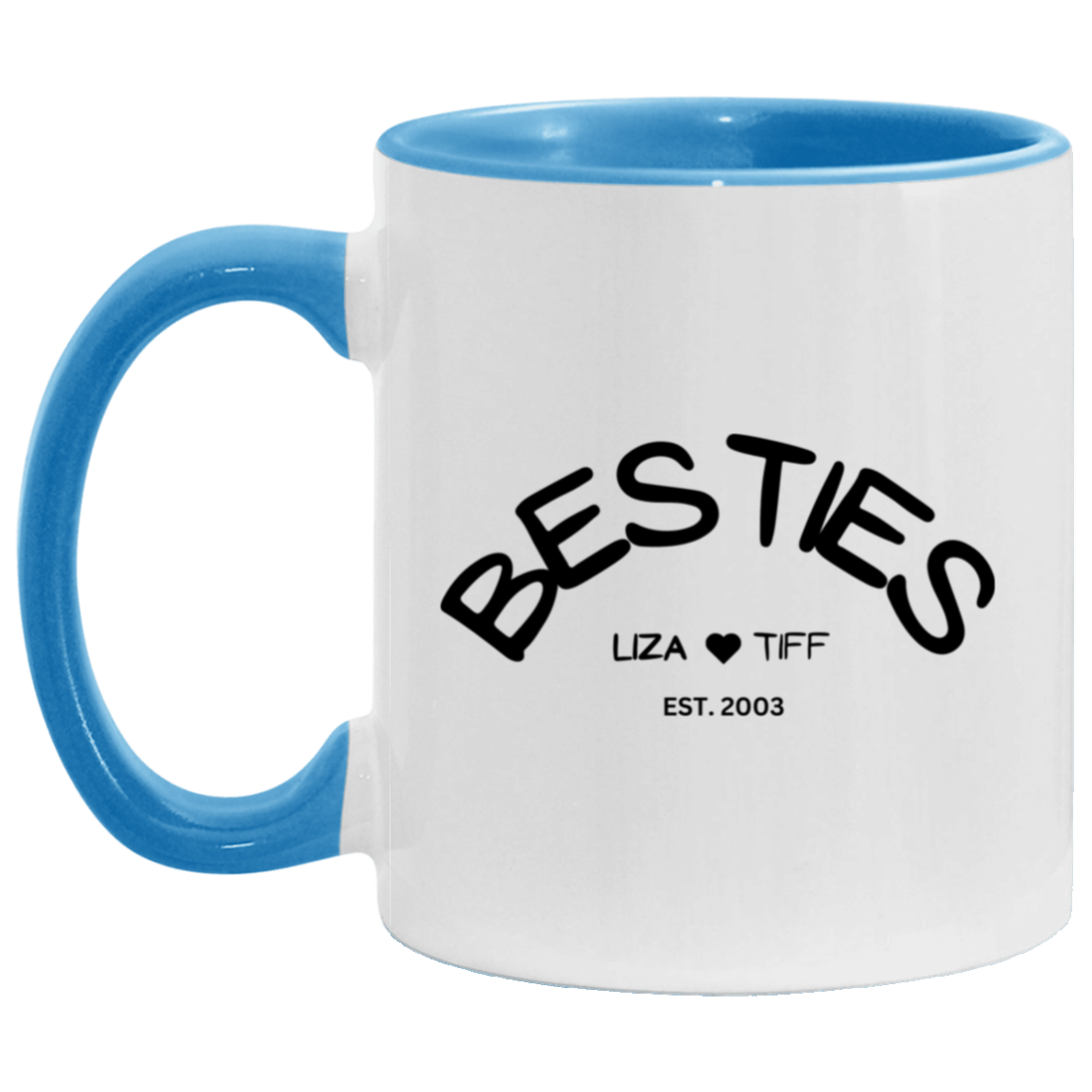 BESTIES Accent Mug